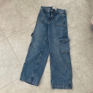 Abercrombie Kids wide leg jeans